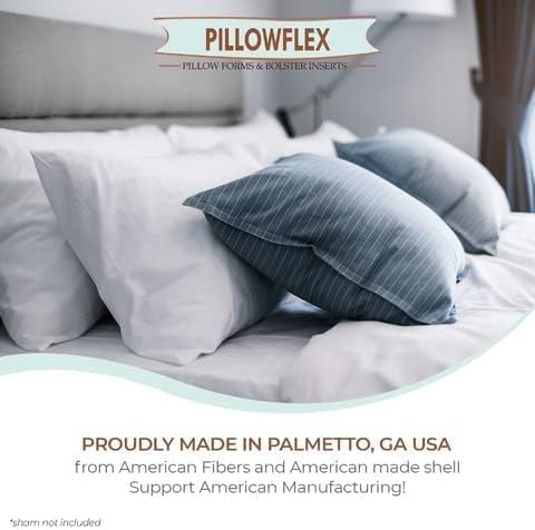 Pillowflex Premium Polyester Pillow Insert - 12x20 Soft Decorative Pillow