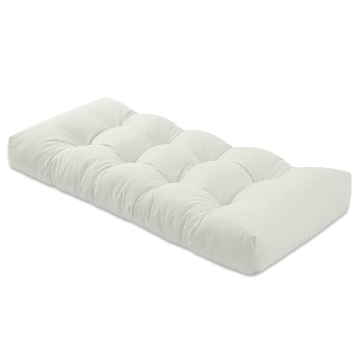Bench Cushion 30 inches,Indoor/Outdoor Non-Slip Tufted Cushions, Premium Waterproof Linen, Soft Piano Sofa Cushions, Entryway Storage, Bay Window, High-Density Memory Foam(Light Pink-30x14x4in)
