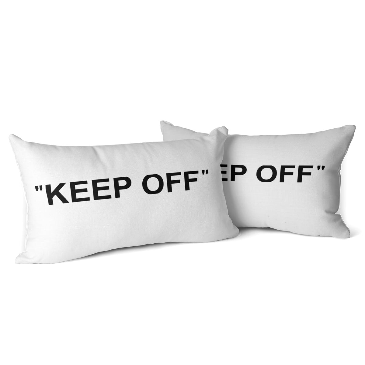 Hypebeast Room Decor Keep Off Pillow Set of 2 Breathable Pillow Cover Square Cushion Case for Home Sofa Couch Decoration 20×20 inch 9