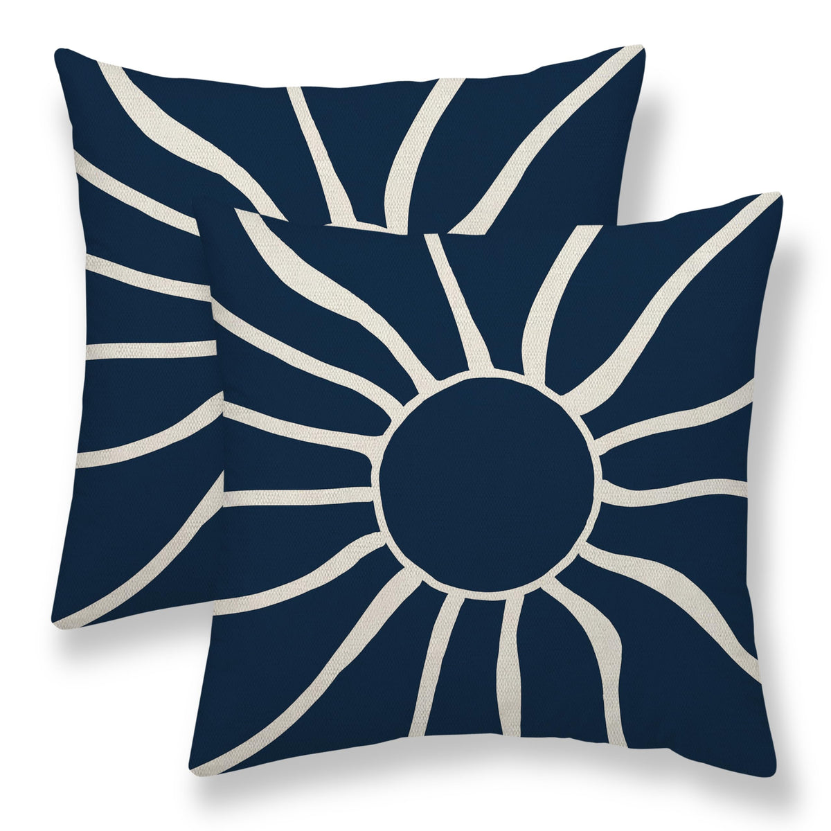 Summer Palm Leaf Pillow Covers 20x20 Set of 2, Coral Tropical Leaf Decorative Outdoor Throw Pillow Covers Green Blue Botanical Farmhouse Cushion Case Linen Square Decor for Couch Sofa