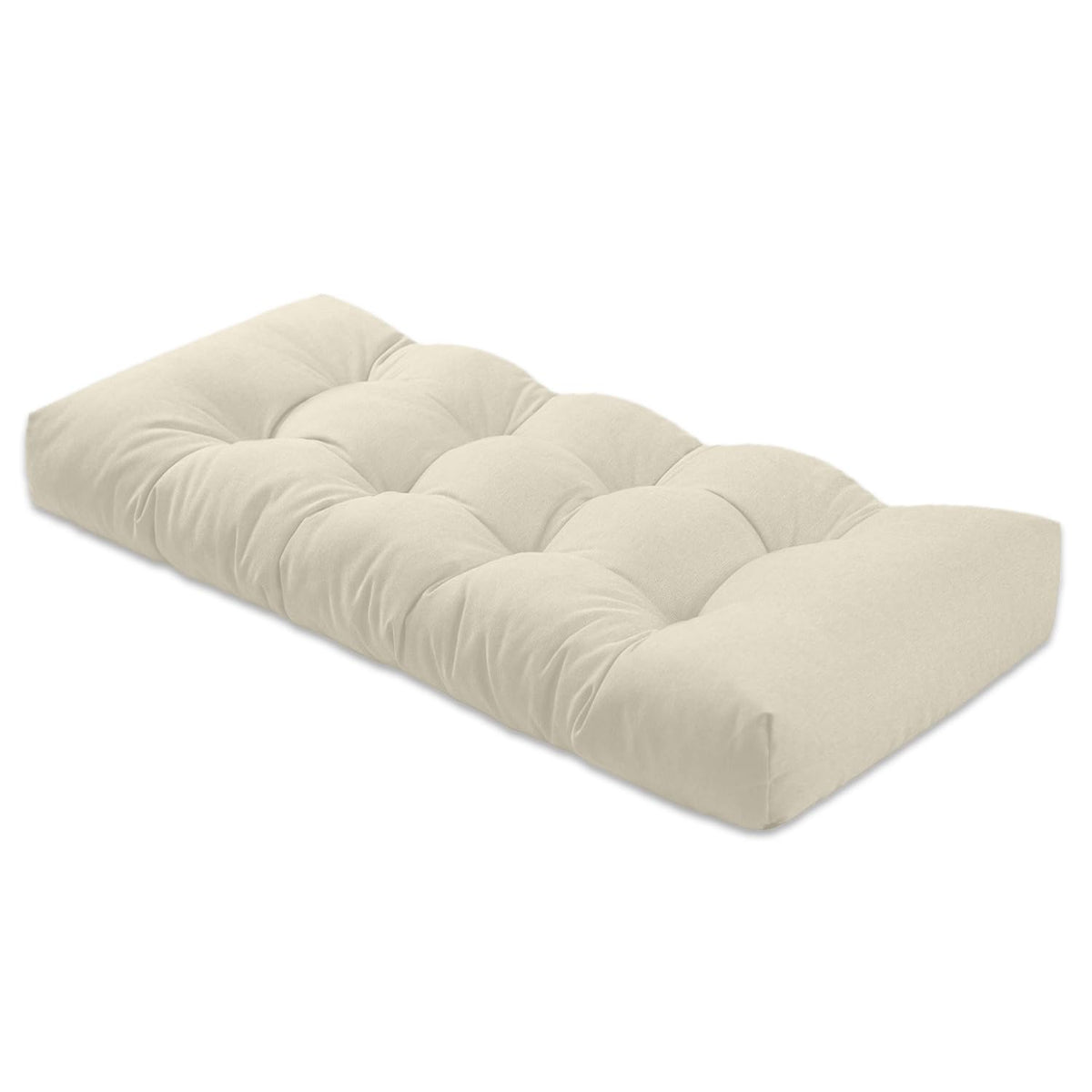 Bench Cushion 30 inches,Indoor/Outdoor Non-Slip Tufted Cushions, Premium Waterproof Linen, Soft Piano Sofa Cushions, Entryway Storage, Bay Window, High-Density Memory Foam(Light Pink-30x14x4in)
