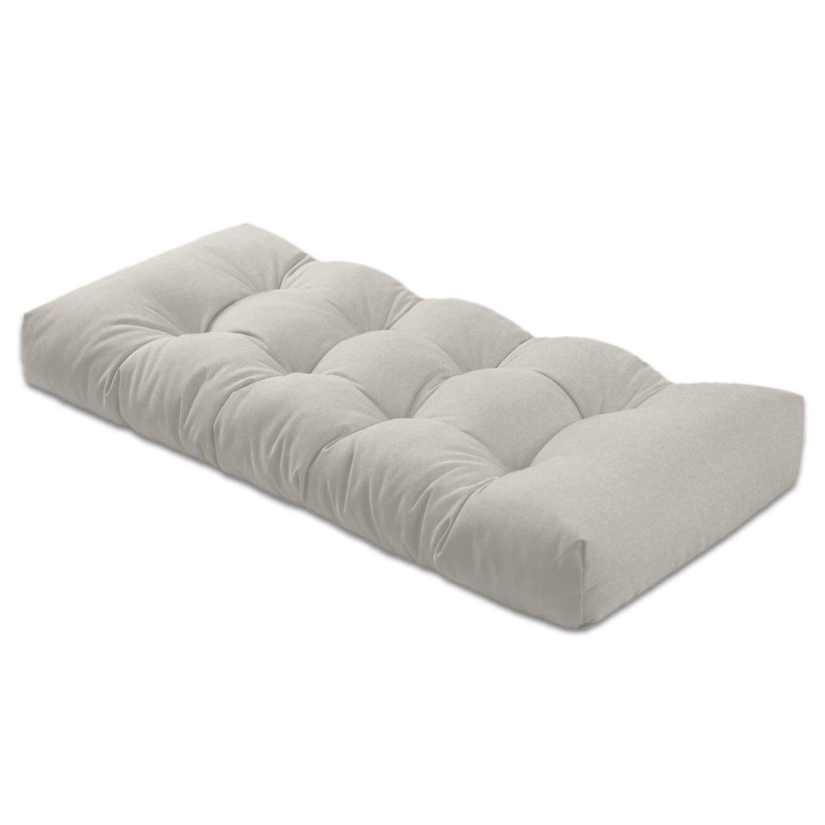 Bench Cushion 30 inches,Indoor/Outdoor Non-Slip Tufted Cushions, Premium Waterproof Linen, Soft Piano Sofa Cushions, Entryway Storage, Bay Window, High-Density Memory Foam(Light Pink-30x14x4in)