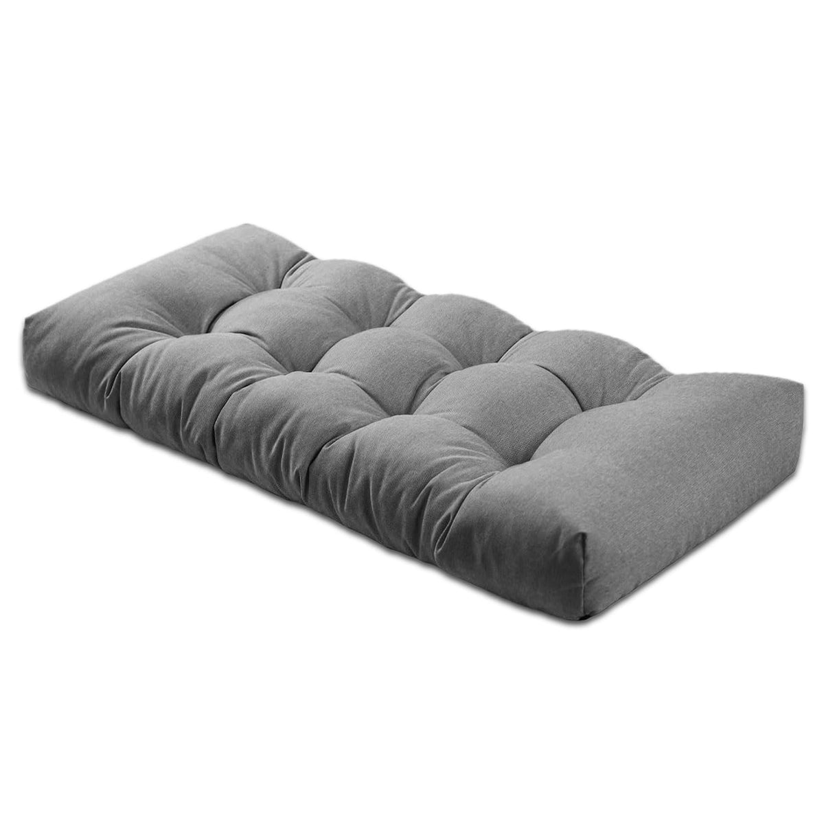 Bench Cushion 30 inches,Indoor/Outdoor Non-Slip Tufted Cushions, Premium Waterproof Linen, Soft Piano Sofa Cushions, Entryway Storage, Bay Window, High-Density Memory Foam(Light Pink-30x14x4in)