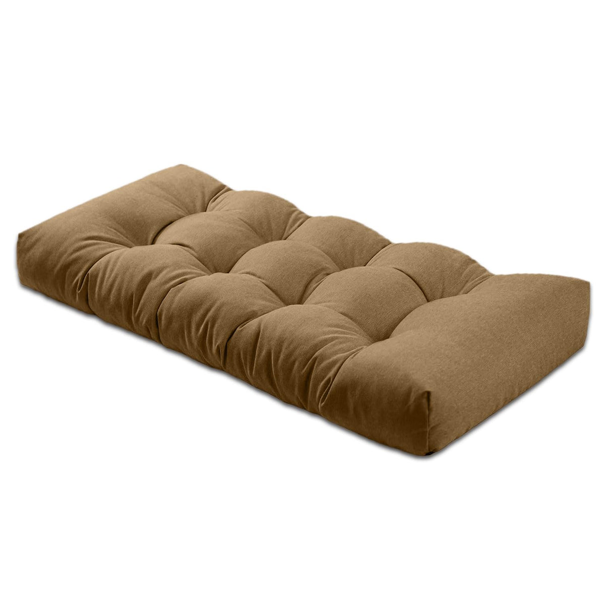 Bench Cushion 30 inches,Indoor/Outdoor Non-Slip Tufted Cushions, Premium Waterproof Linen, Soft Piano Sofa Cushions, Entryway Storage, Bay Window, High-Density Memory Foam(Light Pink-30x14x4in)