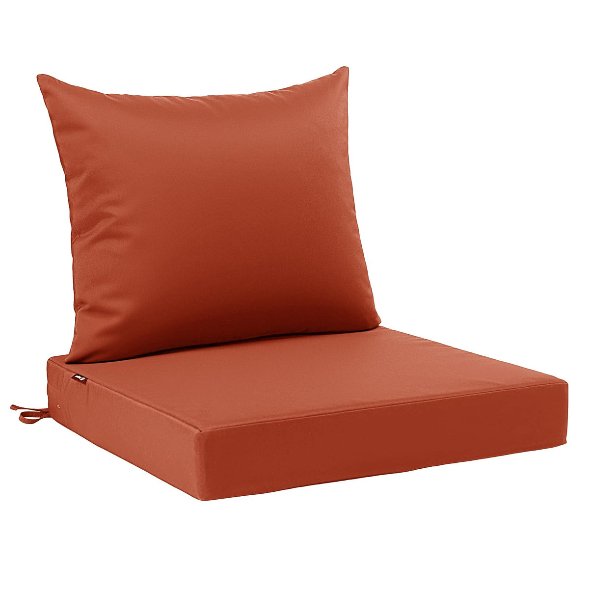 Favoyard Outdoor Patio Seat Cushions Set, 22 x 24 Inch, Waterproof, Beige