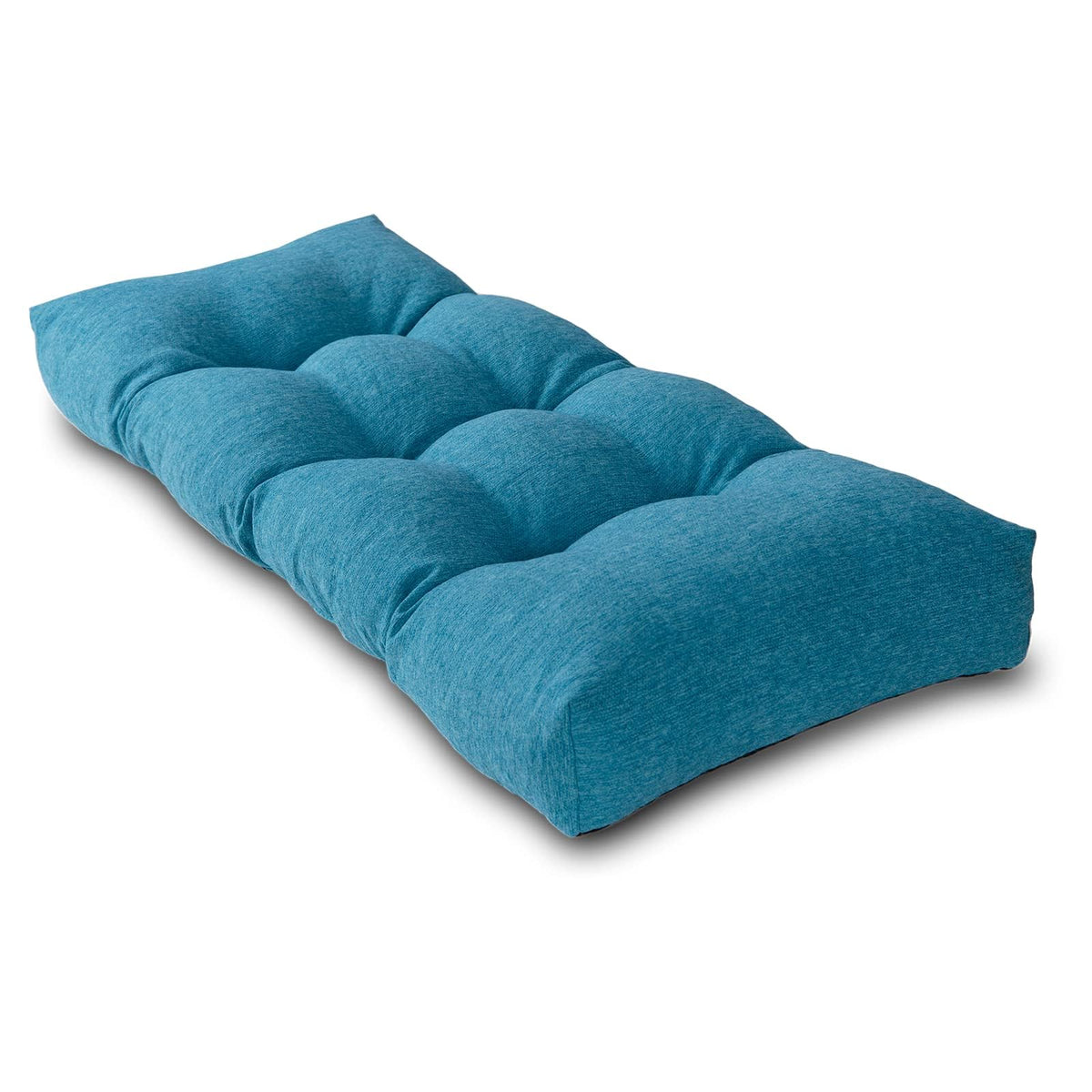 72 Inch Bench Cushion with Non-Slip Bottom - High Density Foam Tufted Long Seat Pad for Indoor Window, Dining, Piano & Garden Furniture(Dark Gray, 72x16x4)