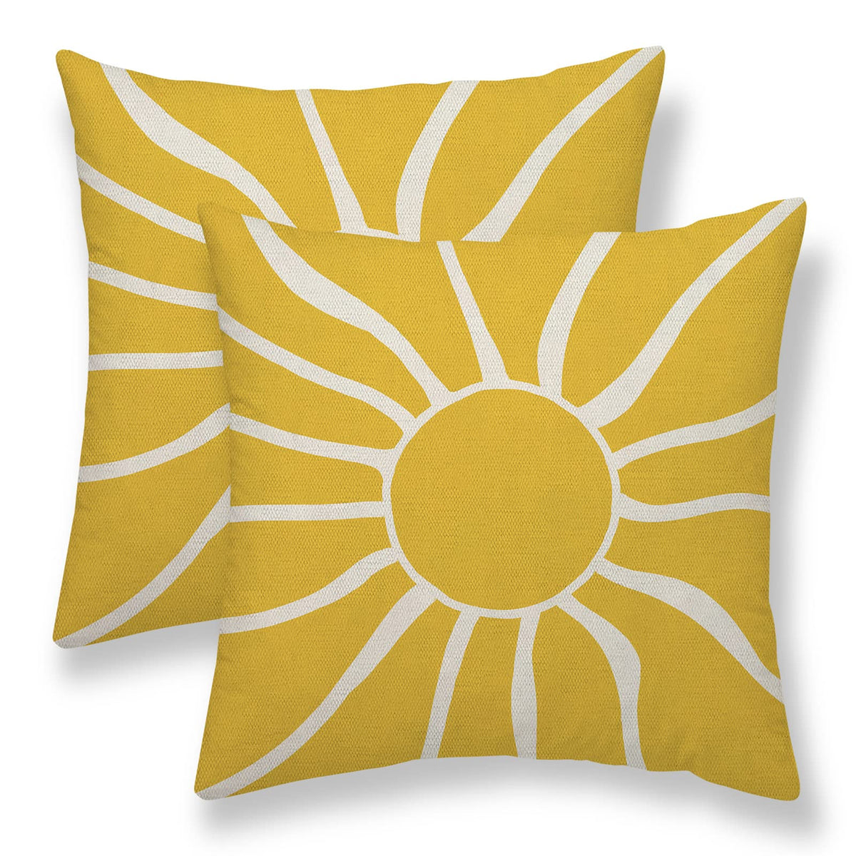 Summer Palm Leaf Pillow Covers 20x20 Set of 2, Coral Tropical Leaf Decorative Outdoor Throw Pillow Covers Green Blue Botanical Farmhouse Cushion Case Linen Square Decor for Couch Sofa